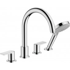 Змішувач Hansgrohe Vernis Shape для ванни на 4 відчинки Chrome (71459000)