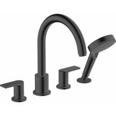 Змішувач Hansgrohe Vernis Shape для ванни на 4 відчинки Matt Black (71459670)