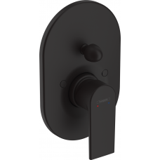 Змішувач Hansgrohe Vernis Shape для ванни200 Matt Black (71458670)