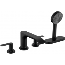 Змішувач Hansgrohe Vivenis для ванни на 4 отвори з sBox Matt Black (75444670)