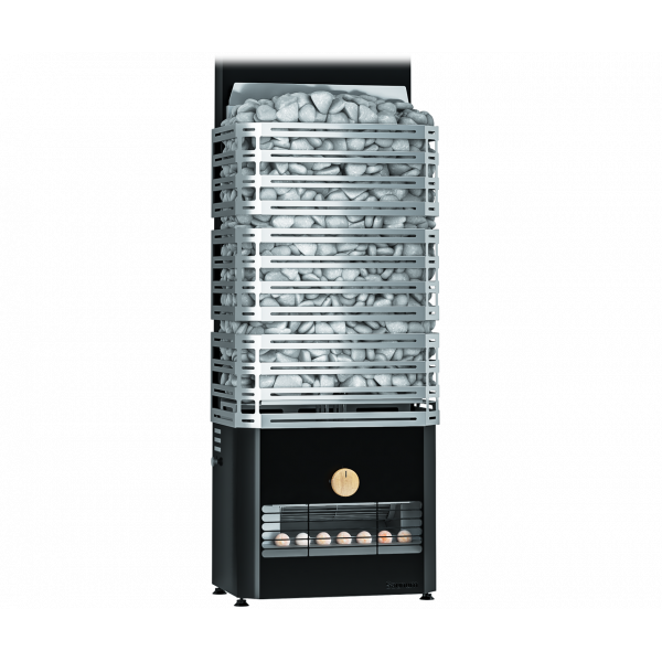 Електрокамʼянка для бані та сауни сітка SAUNUM Primary 6 kW / чорний