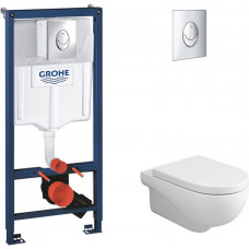 Інсталяція Azzurra Nuvola NUV100EB1SOSK з сидінням Azzurra Nuvola NUV1800F + інсталяція Grohe Rapid SL 3872100