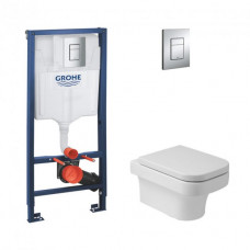 Інсталяція Azzurra Tulip TUL100B1SOSK з сидінням Azzurra Tulip TUL1800F + інсталяція Grohe Rapid SL 38772001