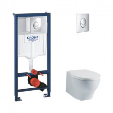 Інсталяція Azzurra Vera VER100B1SOSK с сиденьем Azzurra Vera VER1848TIF + инсталляция Grohe Rapid SL 38721001