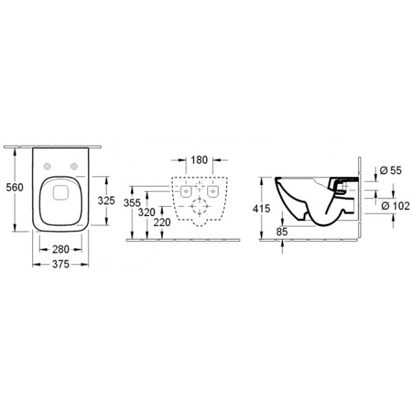 Унітаз Villeroy & Boch 4611RL01