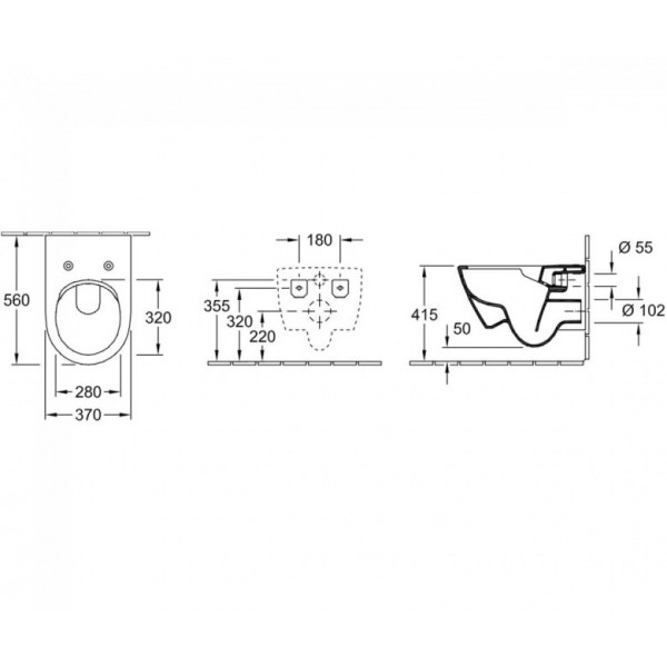 Унітаз Villeroy & Boch 5614R0R1