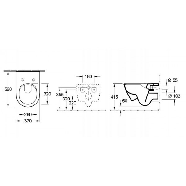 Унітаз Villeroy & Boch 5614R201