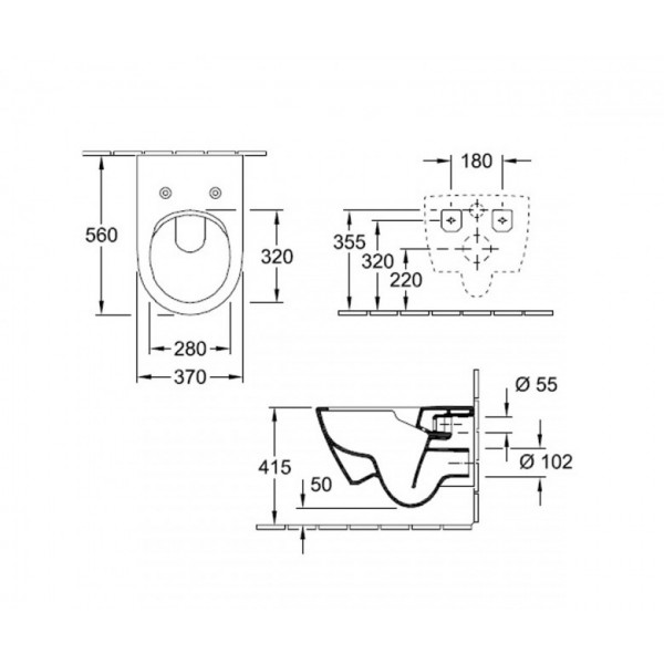 Унітаз Villeroy & Boch 5614R2R1