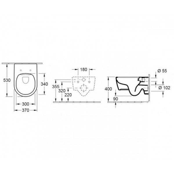 Унітаз Villeroy & Boch 5656RSR1