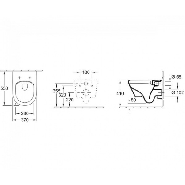 Унітаз Villeroy & Boch 5684RS01