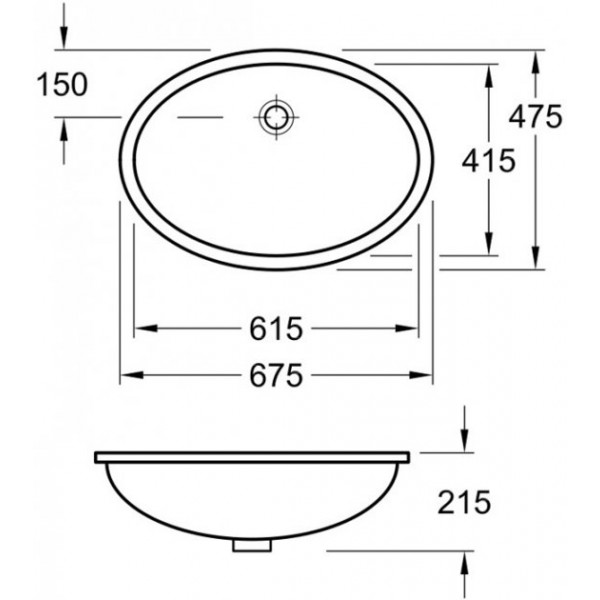 Раковина для ванної Villeroy & Boch 61440001