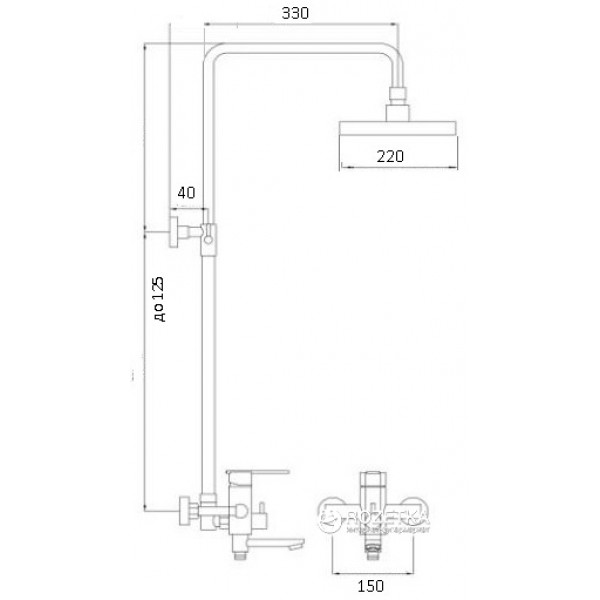 Душова система Globus Lux DS0026