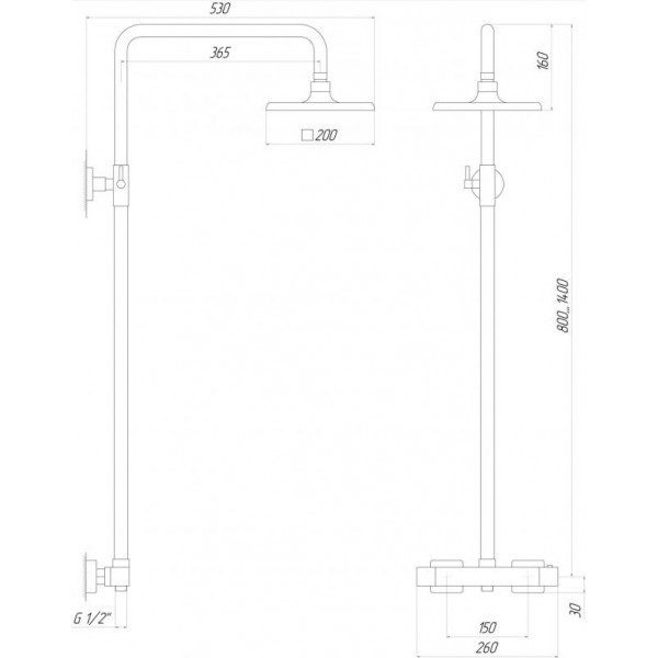Душова система Globus Lux GLM-0040T
