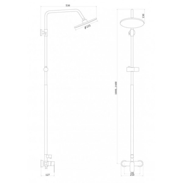 Душова система Globus Lux GLO-0005