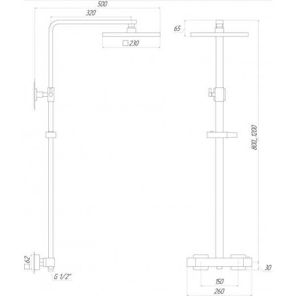Душова система Globus Lux GLQ-0040T