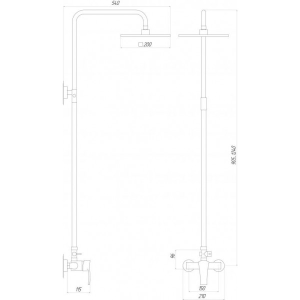Душова система Globus Lux GLQU-0077