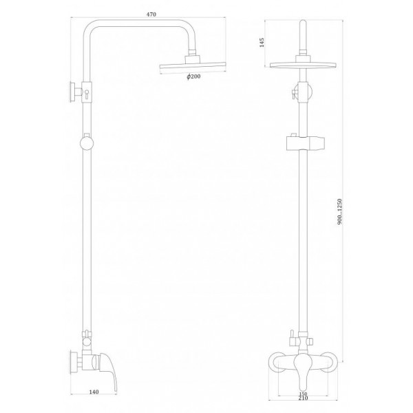 Душова система Globus Lux GLSO-0044