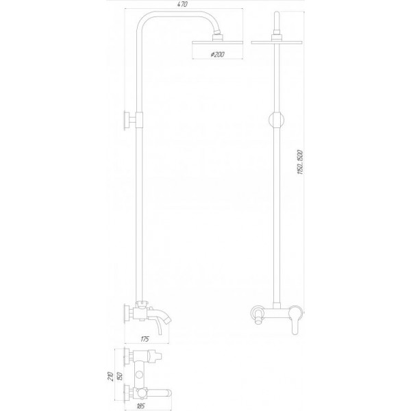 Душова система Globus Lux VAN-GLSO-0001