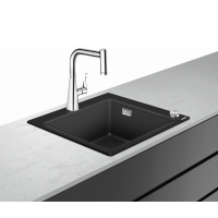 Кухонна мийка Hansgrohe C51-F450-01 Сombi 560x510 із змішувачем Select Chrome (43212000)