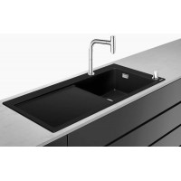 Кухонна мийка Hansgrohe C51-F450-08 Сombi 1050x510 полиця праворуч, із змішувачемSelect. Chrome (43219000)