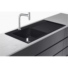 Hansgrohe C51-F450-12 Сombi 1050x510 поліця зліва зі змішувачем Select. Chrome (43228000)
