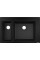 Кухонна мийка Hansgrohe C51-F635-09 Сombi 770x510 на дві чаші 180/450 Select із змішувачем Chrome (43220000)
