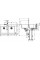 Кухонна мийка Hansgrohe C51-F770-10 Сombi 880x510 на дві чаші 370/370 Select із змішувачем Chrome (43221000)