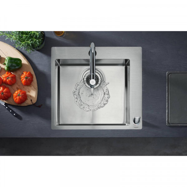 Кухонна мийка Hansgrohe C71-F450-06 Сombi 550x500 із змішувачем 2Jet Sbox Stainless Steel (43201800)