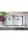 Кухонна мийка Hansgrohe C71-F655-04 755х500 Сombi із змішувачем на дві чаші 180/450 (43210800) Stainless Steel