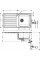Кухонна мийка Hansgrohe S4111-F400 на стільницю 975х505 із сифоном (43341800) Stainless Steel