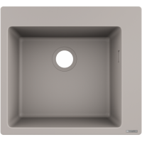 Кухонна мийка Hansgrohe S510-F450 560х510  Concretegrey (43312380)