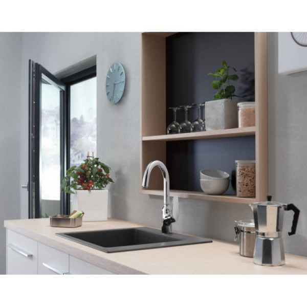 Кухонна мийка Hansgrohe S510-F450 560х510 Stonegrey (43312290)