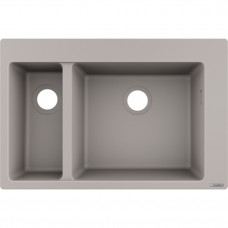 Hansgrohe S510-F635 770х510 на дві чаші 180/450 Concretegrey (43315380)