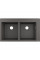 Кухонна мийка Hansgrohe S510-F770 770х510 дві чаші 370/370 Stonegrey (43316290)