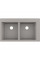Кухонна мийка Hansgrohe S510-F770 770х510 на дві чаші 370/370 Concretegrey (43316380)