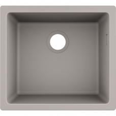 Кухонна мийка Hansgrohe S510-U450 під стільницю 500х450 Concretegrey (43431380)