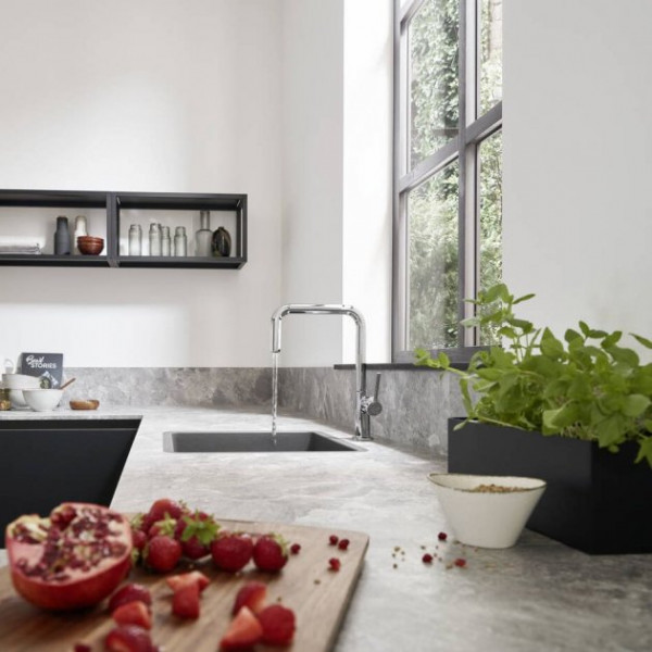 Кухонна мийка Hansgrohe S510-U450 під стільницю 500х450 (43431170)