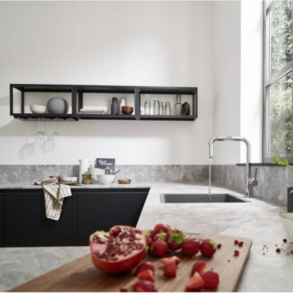 Кухонна мийка Hansgrohe S510-U450 під стільницю 500х450 (43431290)