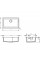 Кухонна мийка Hansgrohe S510-U660 під стільницю 710х450 Graphiteblack (43432170)