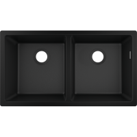 Кухонна мийка Hansgrohe S510-U770 під стільницю 820х450 дві чаші 370/370 Stonegrey (43434290)