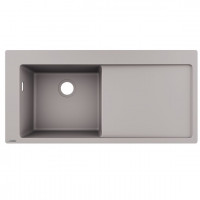 Кухонна мийка Hansgrohe S5110-F450 1050х510 полиця праворуч Concretegrey (43330380)
