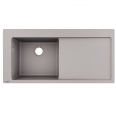 Кухонна мийка Hansgrohe S5110-F450 1050х510 полиця праворуч Concretegrey (43330380)