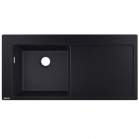 Кухонна мийка Hansgrohe S5110-F450 1050х510 полиця праворуч Graphiteblack (43330170)