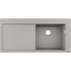 Hansgrohe S514-F450 1050х415 полиця зліва Concretegrey (43314380)