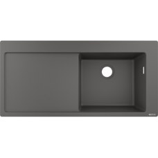 Кухонна мийка Hansgrohe S514-F450 1050х510 полиця ліворуч Stonegrey (43314290)