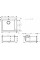 Кухонна мийка Hansgrohe S711-F450 на стільницю 1x35Ø 550х500 Stainless Steel (43301800)