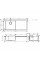 Кухонна мийка Hansgrohe S718-F450 на стільницю 2х35Ø 1045х510, полиця зліва Stainless Steel (43332800)
