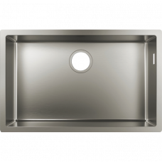 Кухонна мийка Hansgrohe S719-U660 під стільницю 710х450 (43428800) Stainless Steel