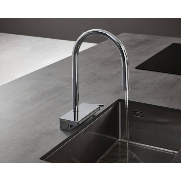 Кухонна мийка Hansgrohe S719-U660 під стільницю 710х450 (43428800) Stainless Steel