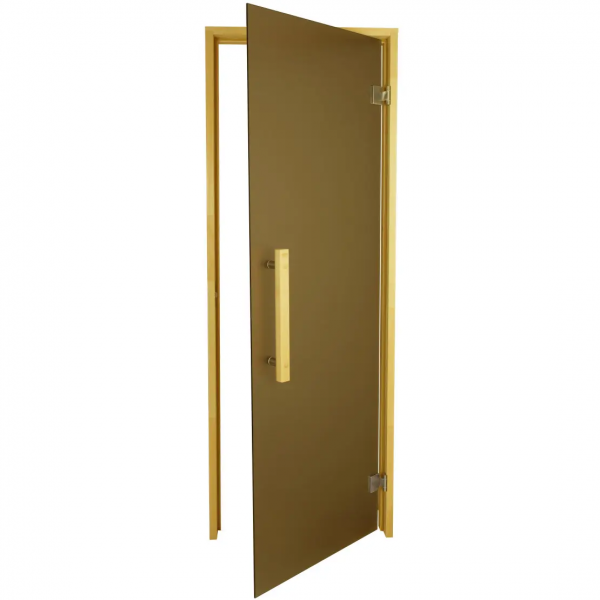 Двері для лазні та сауни Tesli Tesli lux Sateen 70X190